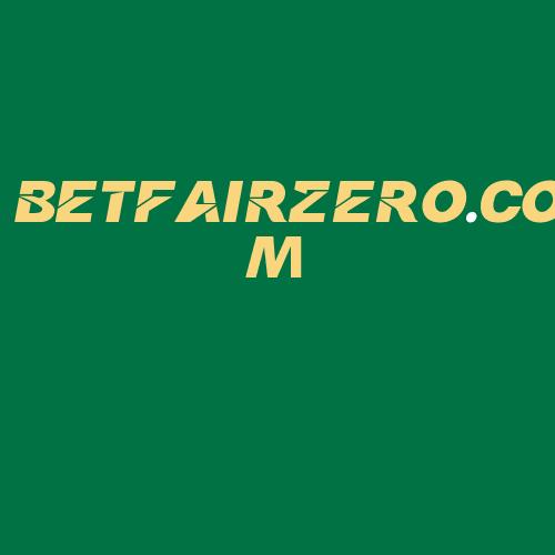 Logo da BETFAIRZERO